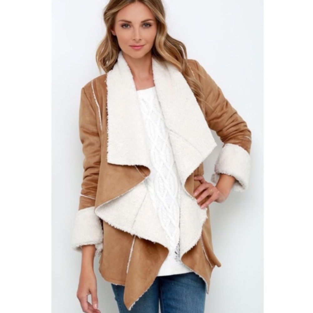 NWOT Somedays Lovin Sherpa Coat